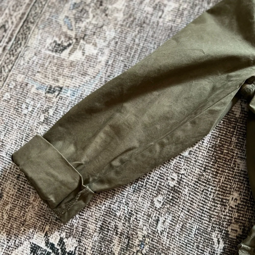 JCREW “Boyfriend Fatigue” Green 100% Cotton Jacket XS - Picture 9 of 11